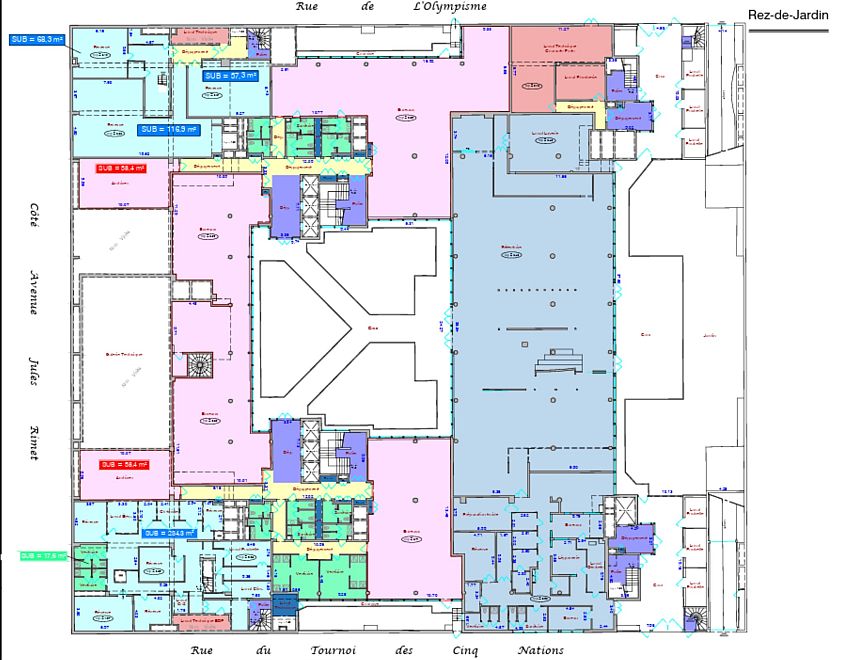 Bureau Location 93210 LA PLAINE ST DENIS