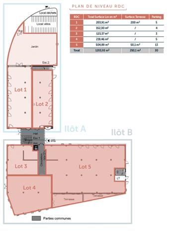 Bureau Vente/Location 44119 TREILLIERES 13 RUE MARIA TELKES