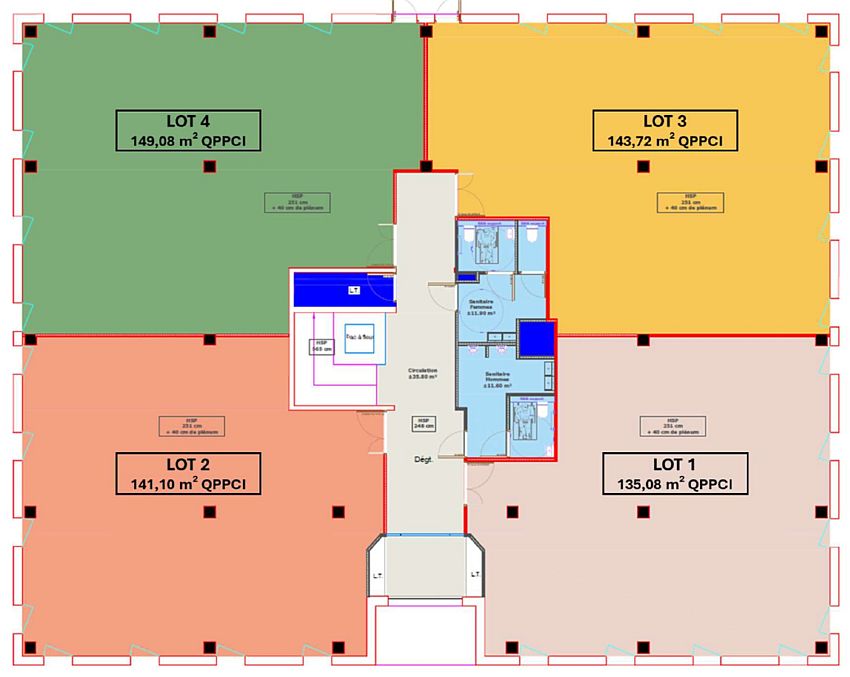 Bureau Location 33600 PESSAC 28 AVENUE LEONARD DE VINCI