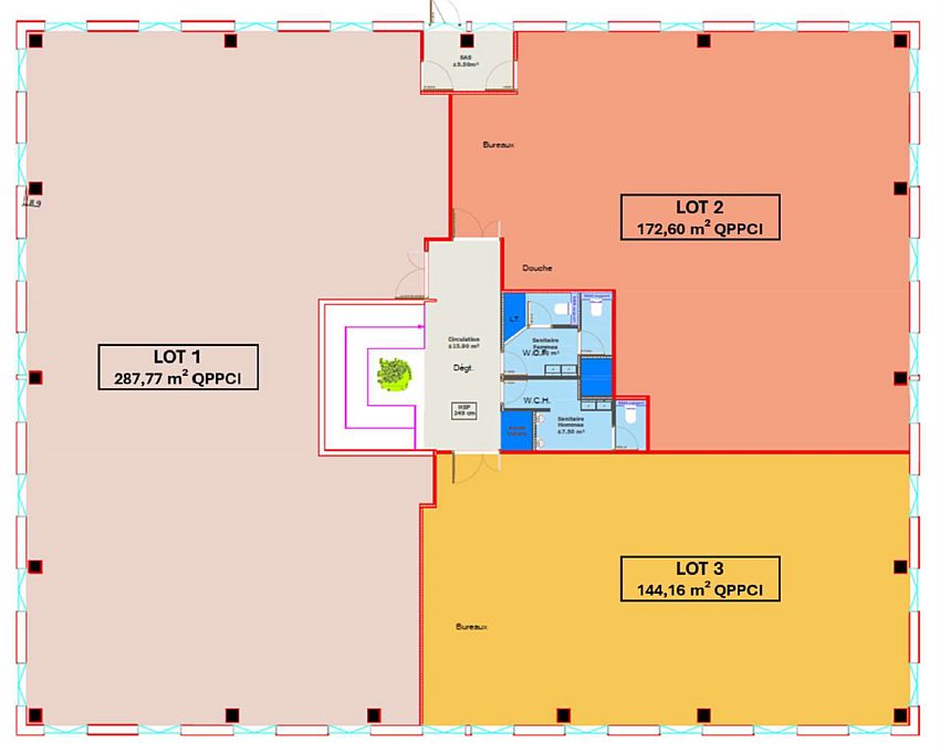 Bureau Location 33600 PESSAC 28 AVENUE LEONARD DE VINCI
