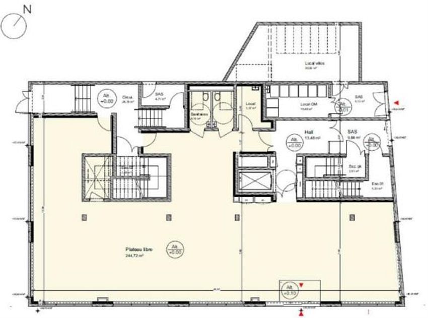 Bureau Vente/Location 35136 ST JACQUES DE LA LANDE 17 AVENUE GERMAINE TILLION