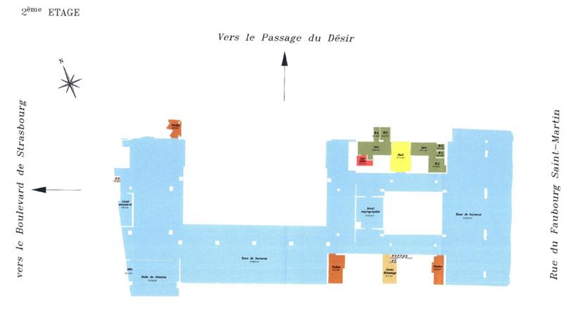 Bureau Location 75010 PARIS 85-87 RUE DU FAUBOURG SAINT MARTIN