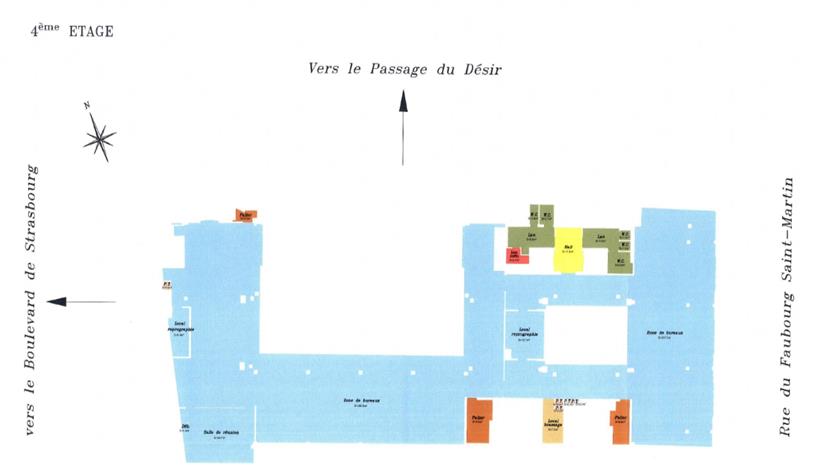 Bureau Location 75010 PARIS 85-87 RUE DU FAUBOURG SAINT MARTIN