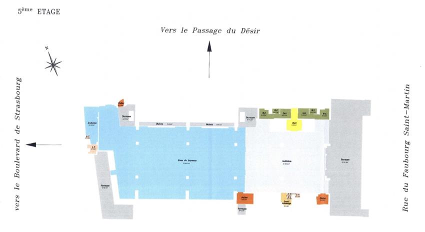 Bureau Location 75010 PARIS 85-87 RUE DU FAUBOURG SAINT MARTIN