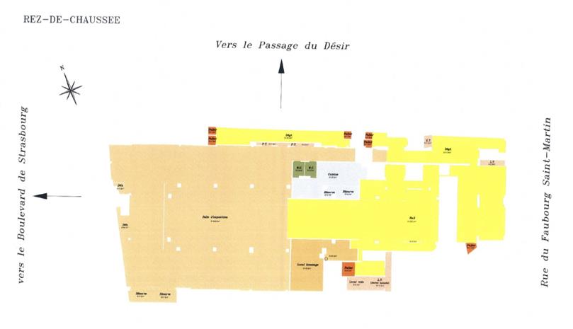 Bureau Location 75010 PARIS 85-87 RUE DU FAUBOURG SAINT MARTIN