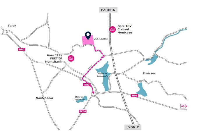 Entrepôt / Local d'activités Location 71210 MONTCHANIN