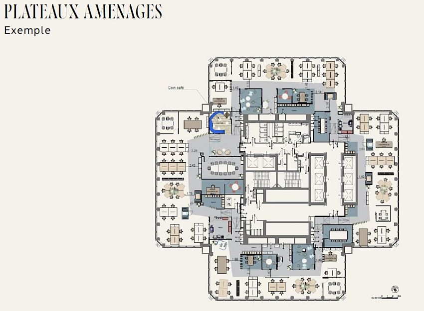 Bureau Location 92400 COURBEVOIE 16 PLACE DE L'IRIS