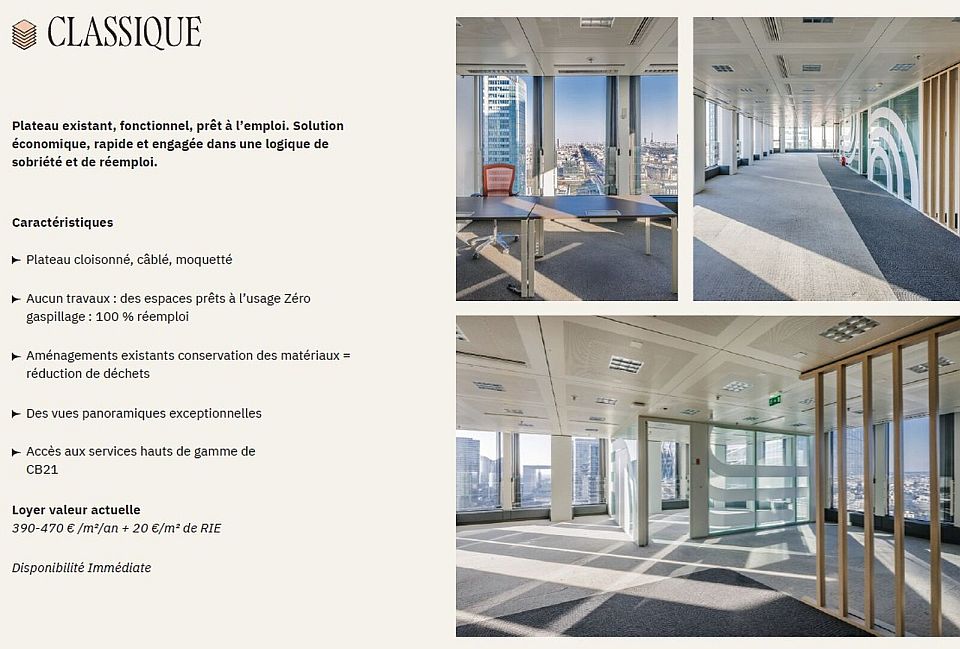 Bureau Location 92400 COURBEVOIE 16 PLACE DE L'IRIS