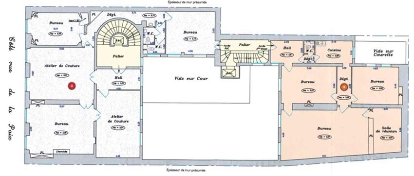 Bureau Location 75002 PARIS