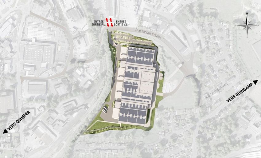 Entrepôt / Local d'activités Location 29270 CARHAIX PLOUGUER  ZONE ARTISANALE SAINT ANTOINE