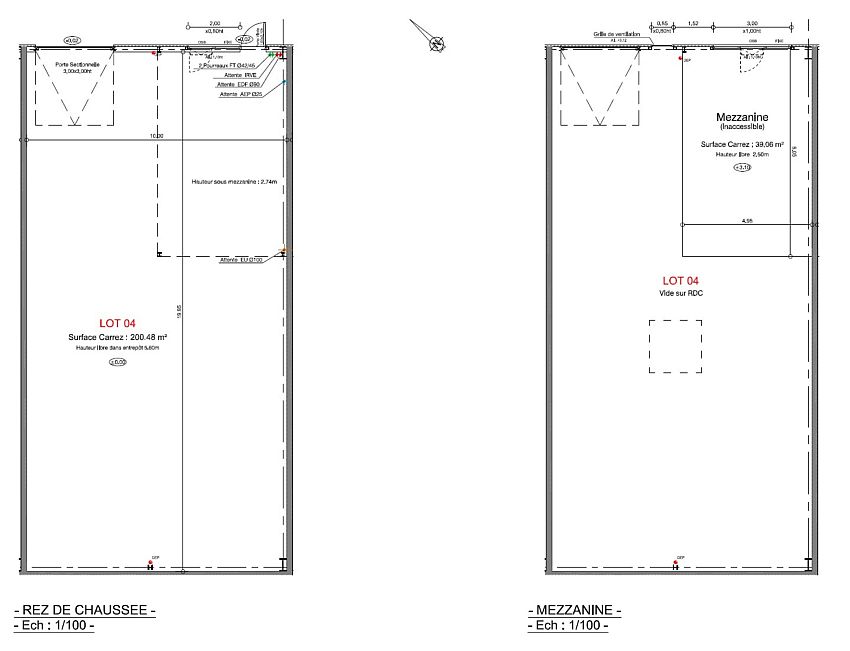 Local d'activités Vente 33290 BLANQUEFORT 8 RUE CHARLES NUNGESSER