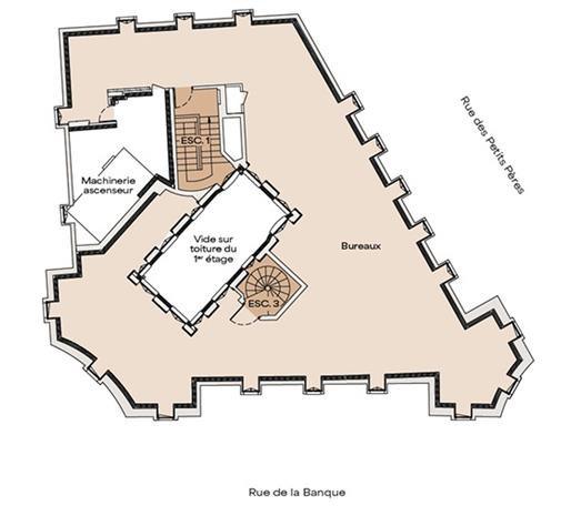 Bureau Location 75002 PARIS 4 RUE DE LA BANQUE