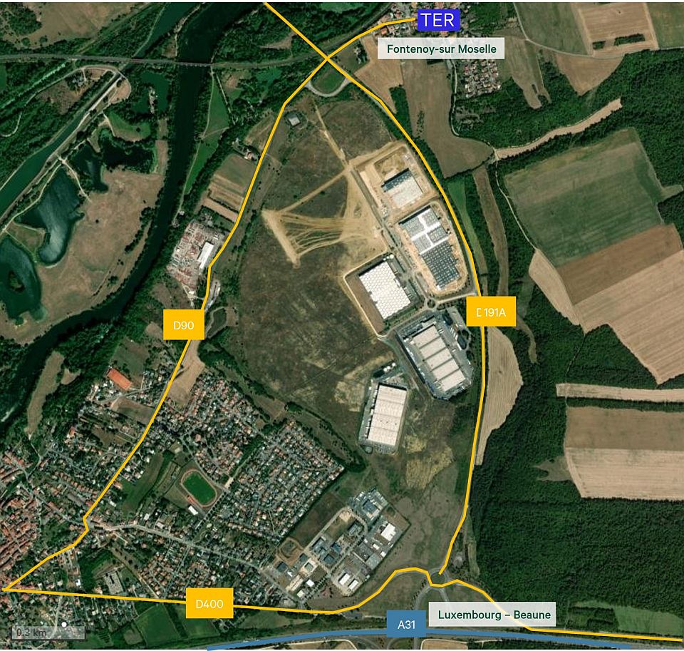 Entrepôt / Local d'activités Location 54840 FONTENOY SUR MOSELLE