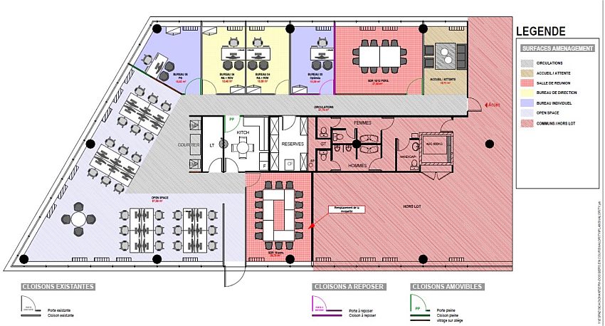 Bureau Location 31500 TOULOUSE 6 RUE BRINDEJONC DES MOULINAIS