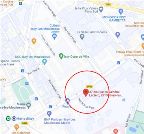 Bureau Location 92130 ISSY LES MOULINEAUX