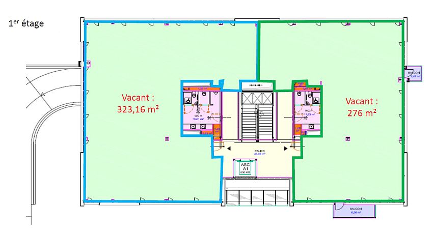 Bureau Location 95700 ROISSY EN FRANCE