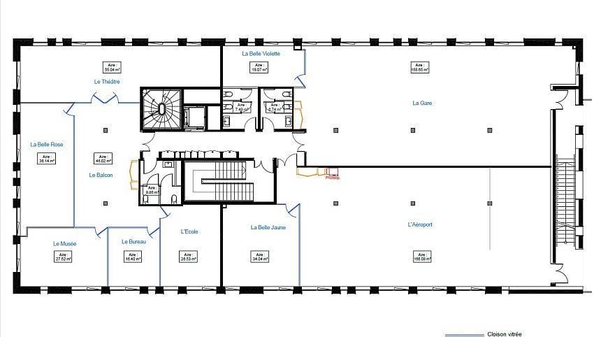 Bureau Location 44200 NANTES 9 RUE LA NOUE BRAS DE FER