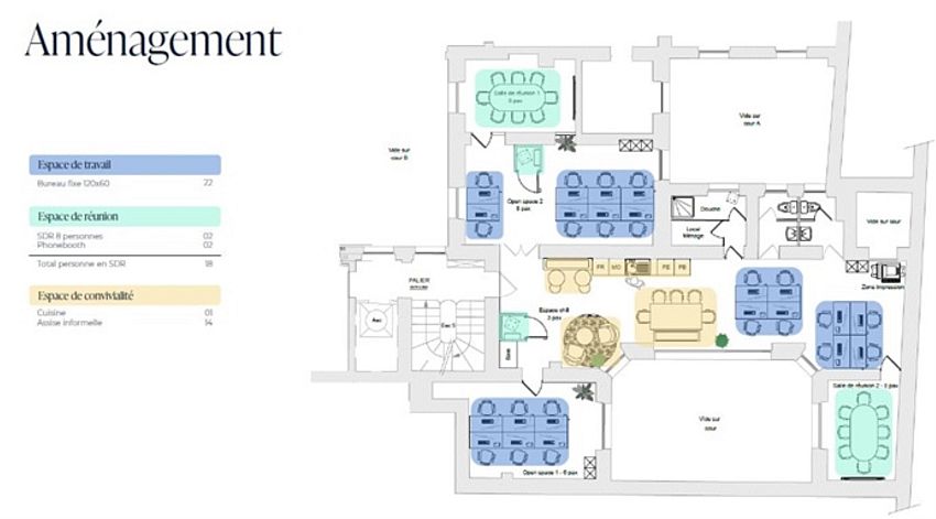 Coworking Location 75002 PARIS