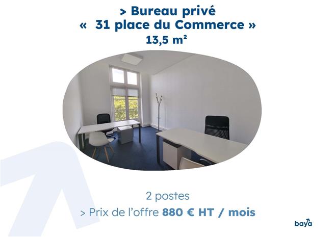 Coworking Location 44000 NANTES BAYA COWORKING RUE DU GUESCLIN