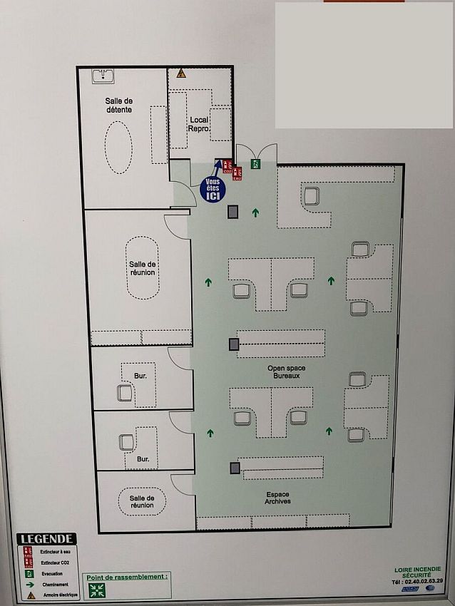 Bureau Location 44200 NANTES 1-3 RUE CELESTIN FREINET