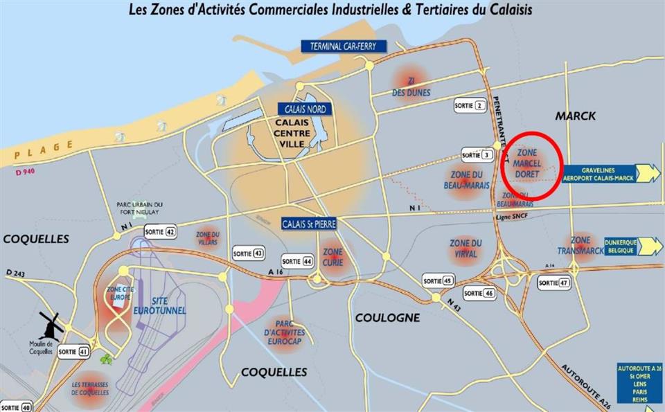 Local d'activités Location 62100 CALAIS