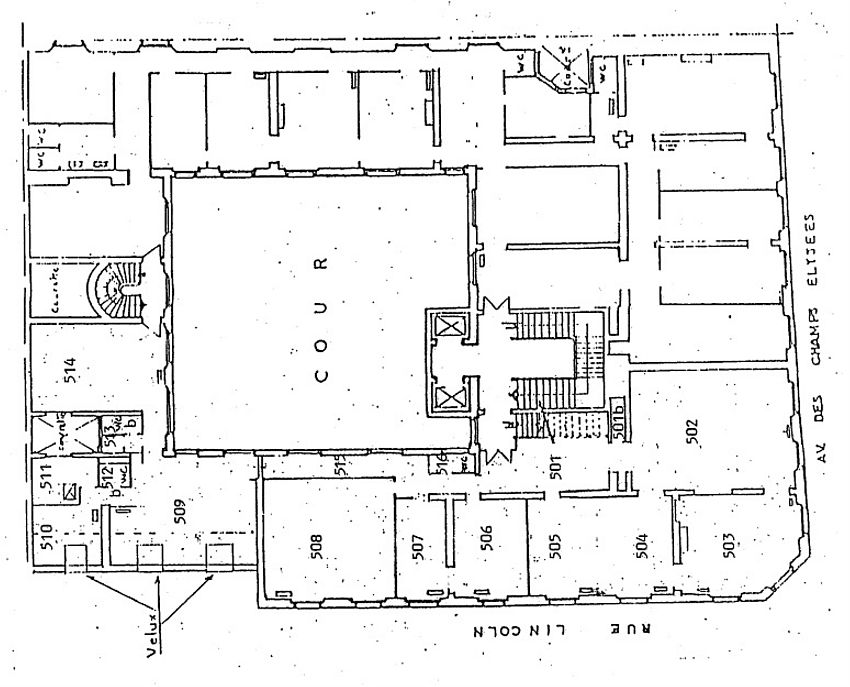 Bureau Location 75008 PARIS 75 AVENUE DES CHAMPS ELYSEES