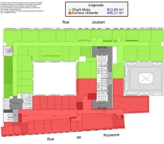 Bureau Location 75009 PARIS 92-98 RUE DE PROVENCE