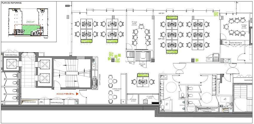 Bureau Location 75116 PARIS 23-25 AVENUE KLEBER