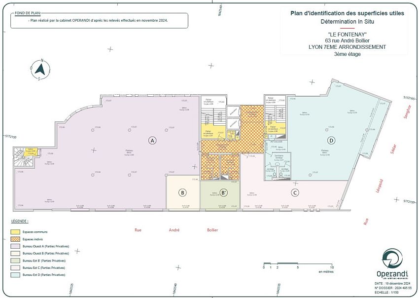 Bureau Vente 69007 LYON 63 RUE ANDRE BOLLIER