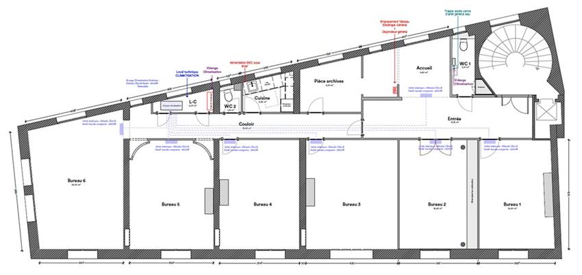 Bureau Location 75017 PARIS 64 RUE DE TOCQUEVILLE