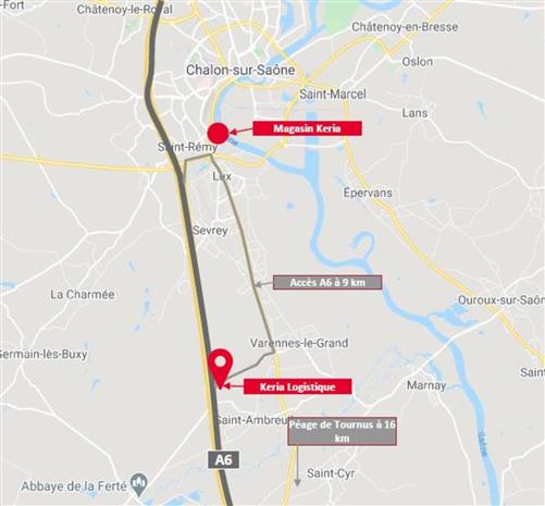 Entrepôt / Local d'activités Vente/Location 71240 VARENNES LE GRAND