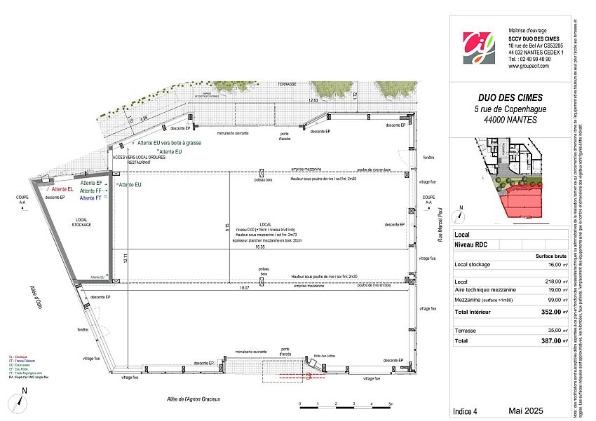 Commerce Vente 44000 NANTES 5 RUE DE COPENHAGUE