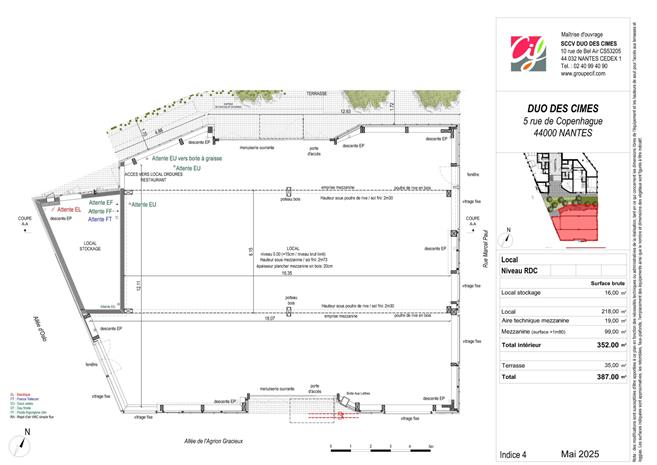 Commerce Vente 44000 NANTES 5 RUE DE COPENHAGUE