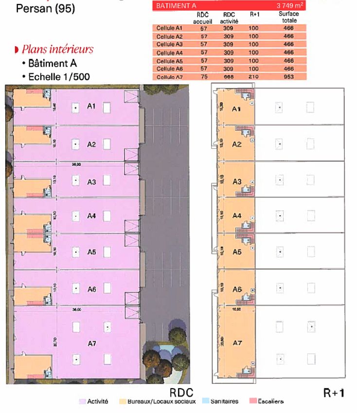Local d'activités Vente 95340 PERSAN