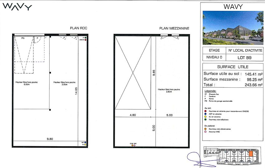 Local d'activités Vente 34970 LATTES