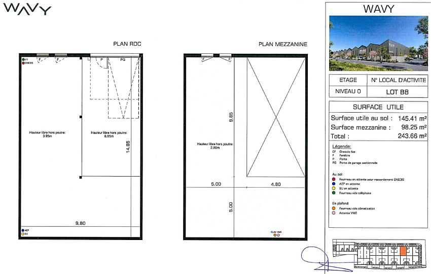 Local d'activités Vente 34970 LATTES