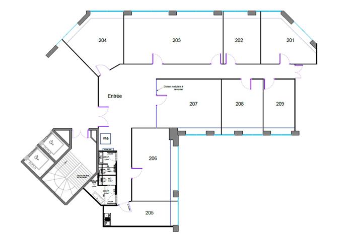 Bureau Location 44200 NANTES 15-19 BOULEVARD GASTON DOUMERGUE