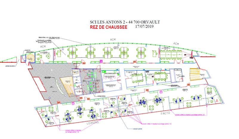 Bureau Vente/Location 44700 ORVAULT 3 ROND POINT DES ANTONS