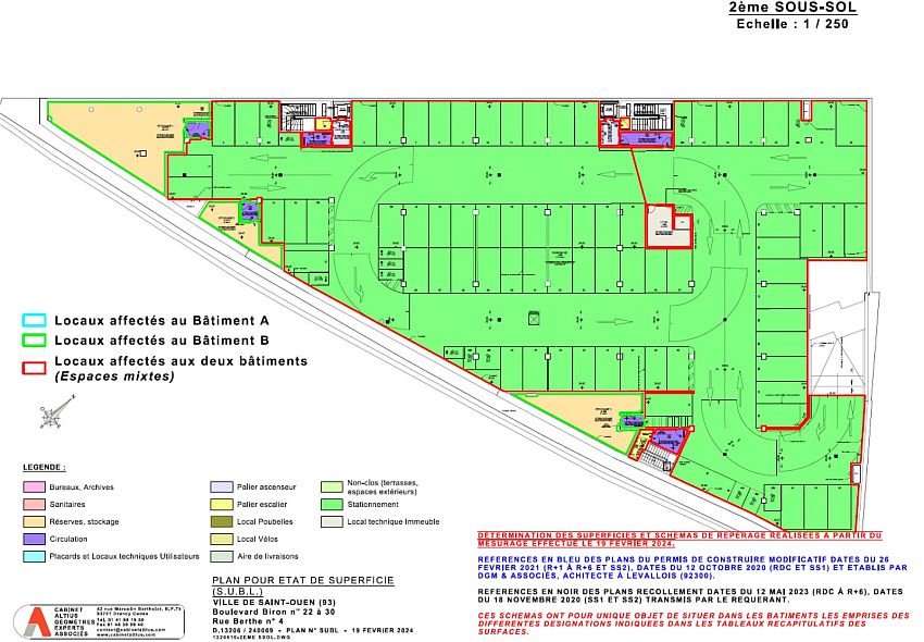 Bureau Location 93400 ST OUEN 22-30 BOULEVARD BIRON
