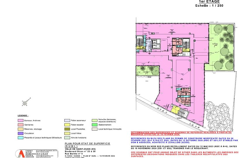 Bureau Location 93400 ST OUEN 22-30 BOULEVARD BIRON