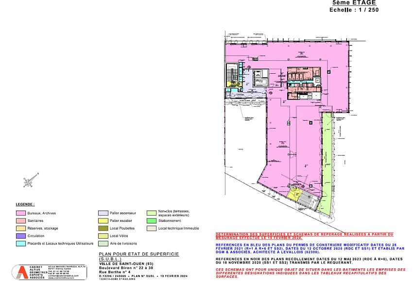 Bureau Location 93400 ST OUEN 22-30 BOULEVARD BIRON