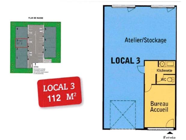 Local d'activités Location 31850 MONTRABE