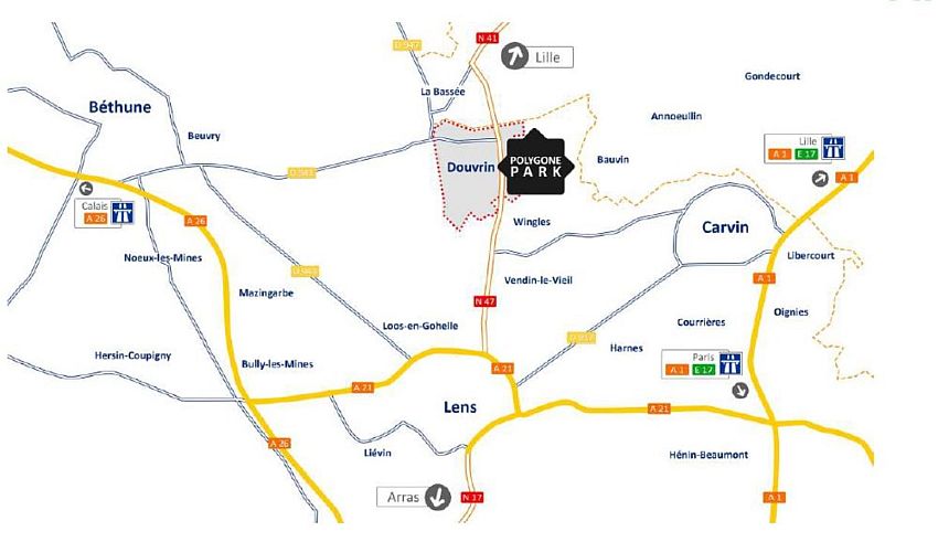 Local d'activités Vente/Location 62138 DOUVRIN