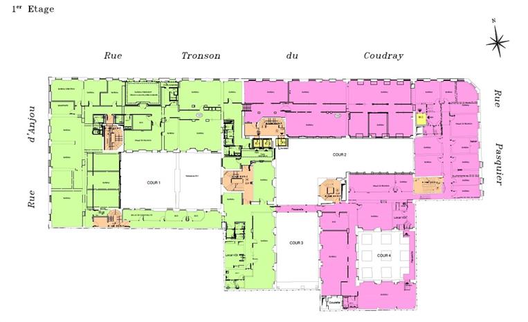 Bureau Location 75008 PARIS 52 RUE D'ANJOU