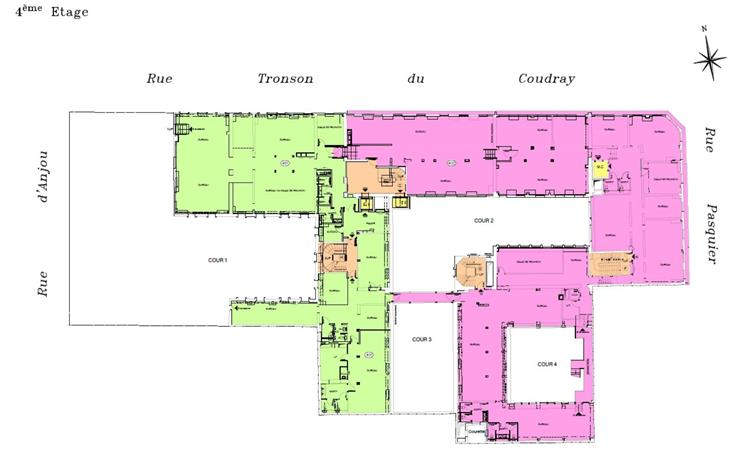 Bureau Location 75008 PARIS 52 RUE D'ANJOU