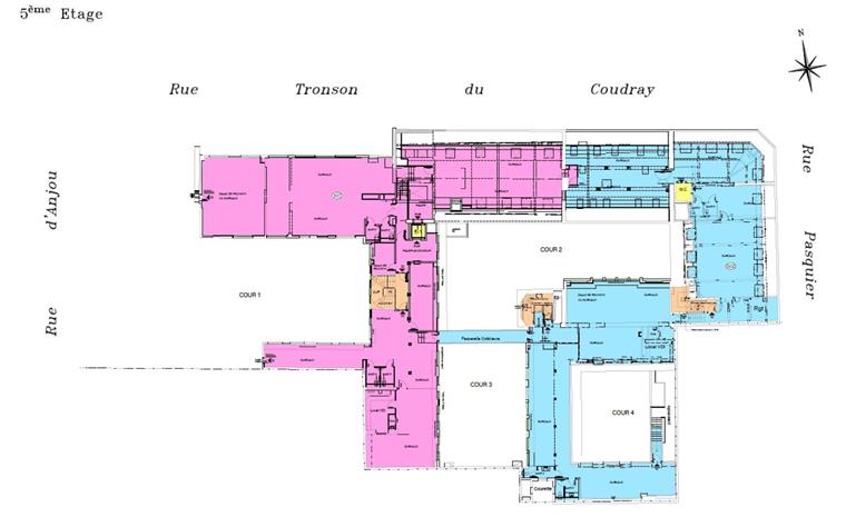 Bureau Location 75008 PARIS 52 RUE D'ANJOU
