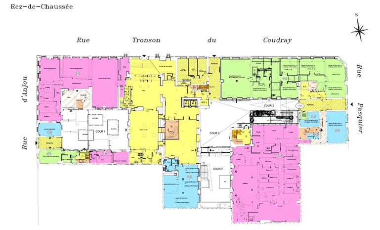 Bureau Location 75008 PARIS 52 RUE D'ANJOU