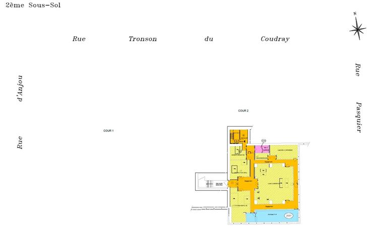 Bureau Location 75008 PARIS 52 RUE D'ANJOU