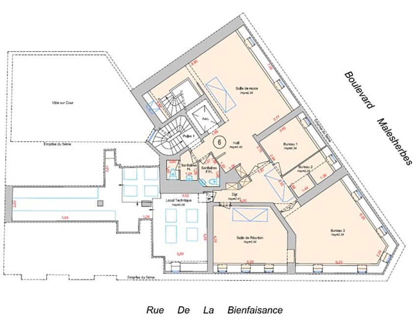 Bureau Location 75008 PARIS