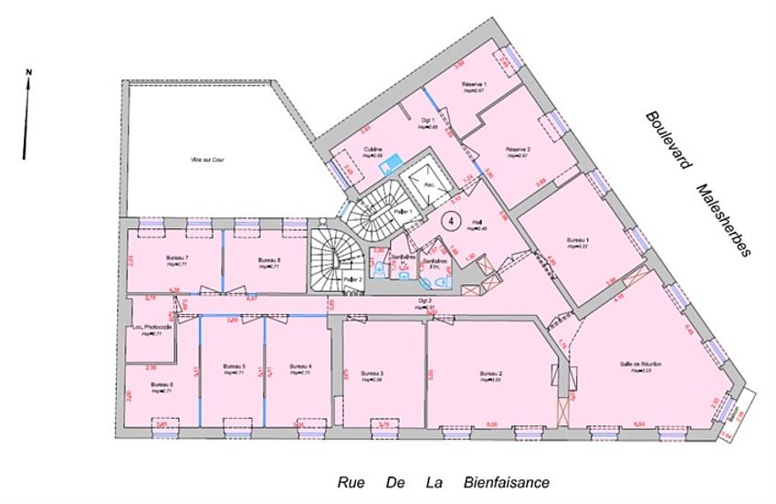 Bureau Location 75008 PARIS